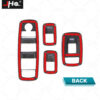 2022-2025 Dodge RAM TRX  ABS Carbon Window Switch Panel Covers (Set of 4)-Automotive interior parts - Image 4
