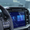 ABS Carbon Center Control Navigation Frame Trim for 2022-2023 Ford F-150 Raptor - Image 4