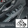 2022-2025 Dodge RAM TRX  ABS Carbon Window Switch Panel Covers (Set of 4)-Automotive interior parts - Image 2