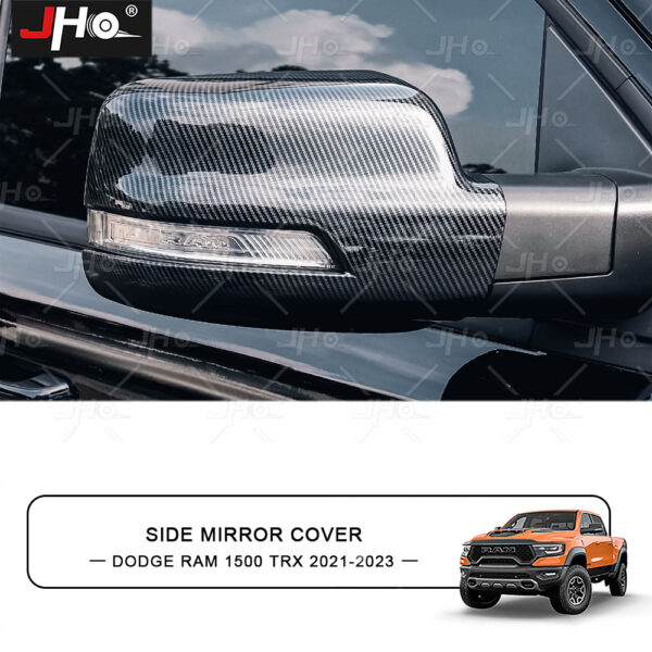 2022-2025 Dodge Ram TRX Side Mirror Covers ABS Carbon-Automotive exterior parts