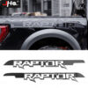JHO Car Body Sticker Carbon Grain Hollow Out Raptor Emblem Decorate Vinyl Decals For F-150 Raptor 2015-2023 Exterior Accessories - Image 4
