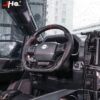 JHO Real Carbon Fiber Steering Wheel Replace With/Without Heating Function Fit For Ford F-150 Raptor 2017-2025 Accessories - Image 5