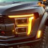 JHO Head Lamp Lighting Fit For 2022-2023 Ford F-150 Raptor For Conversion To 2024 New Raptor R - Image 6