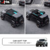 JHO Soft Top | Manual Mid Top (3/2 Windows) Fit For Ford Bronco 2021-2025 - Image 2