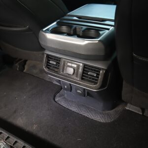 For 2022-2023 Ford F150 Raptor Lariat Carbon Fiber Rear Air Conditioning  Vent Trim Cover