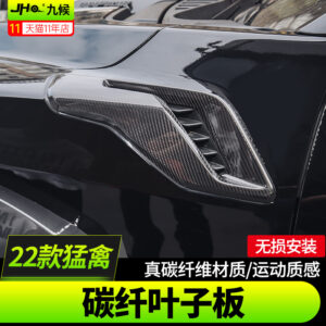 Carbon Fiber Side Fender Vent Trim For 2022-2023 Ford F150 Raptor