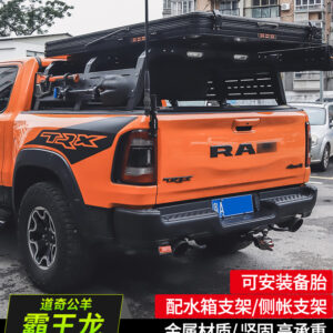 Fit For 2022-2023 Dodge Ram TRX Truck Bed Rack with Water Tank & Awning Bracket