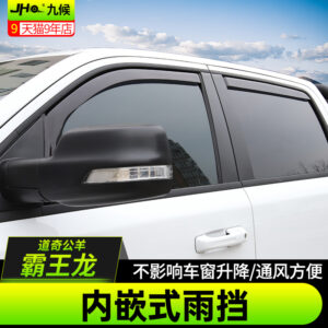 Fit For 2022 Dodge Ram TRX Inset Window Visors - No Impact on Window Lifting