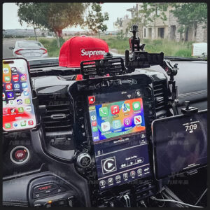 2022-2025 Dodge Ram 1500 TRX Center Console Multi-Function Mount - Radio & Phone Holder