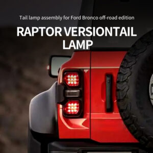 Fit For 2020-2024 Ford Bronco Raptor Style LED Tail Light Assembly