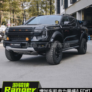 Fit For 2023-2024 Ford Ranger Wide Fender Flares with LED Lights