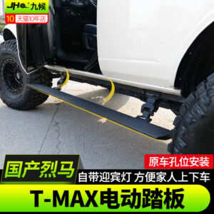 Fit For 2020-2024 Ford Bronco T-MAX Power Running Board - Automatic Deployable Step with Welcome Lighting