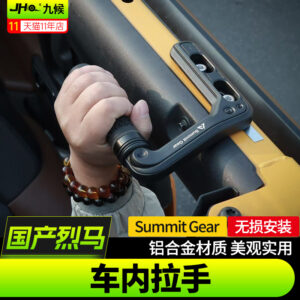Fit For 2022-2025 Ford Bronco Interior Grab Handle - Summit Gear Aluminum Alloy No-Drill Entry Assist Handle
