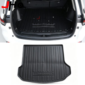 JHO Fit For Jeep Grand Cherokee 4xe 2023+ TPE Rear Trunk Cargo Liner Heavy Duty All Weather Waterproof Boot Mat