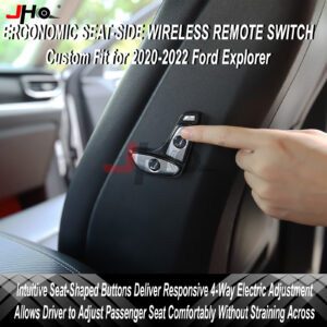 JHO Wireless Passenger Power Seat Switch for Ford Explorer 2020 2021 2022 Rear Seat Legroom Control Adjuster