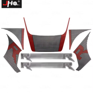 JHO Fit For Ford F150 Raptor 2017-2020 Car Exterior Body Decal Vinyl Stickers Hood Trunk R Sport Stripe Graphics